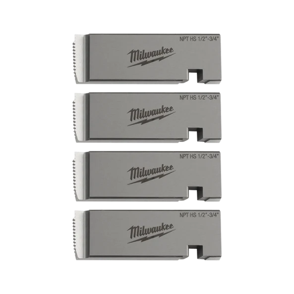 Milwaukee 1/2"-3/4" HIGH SPEED NPT Universal Pipe Threading Die Set - 48361203