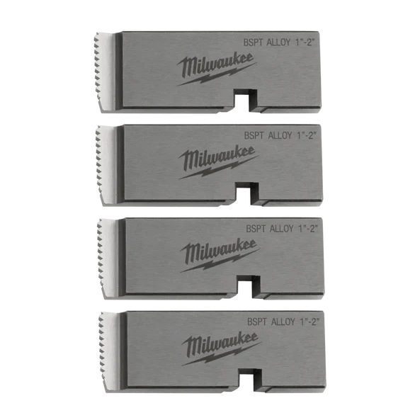 Milwaukee 1"-2" ALLOY  BSPT Universal Pipe Threading Die Set - 4932492925