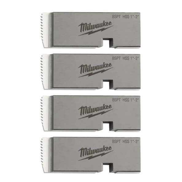 Milwaukee 1"-2" HIGH SPEED FOR STAINLESS BSPT Universal Pipe Threading Die Set - 4932492929
