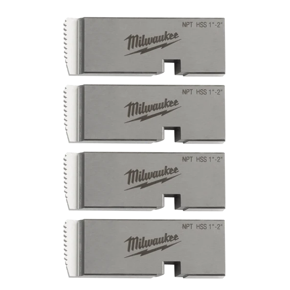 Milwaukee 1"-2" HIGH SPEED FOR STAINLESS NPT Universal Pipe Threading Die Set - 48361206