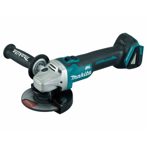 Makita 18V Mobile Brushless 125mm Paddle Switch Angle Grinder DGA505Z With 2 bonus diamond blades - Image 3