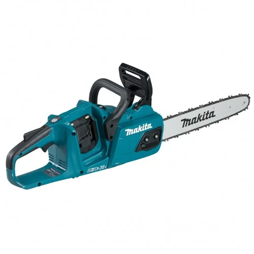 18Vx2 Brushless Chainsaw 350mm (14") skin only DUC355Z (1 only damaged cardboard box)