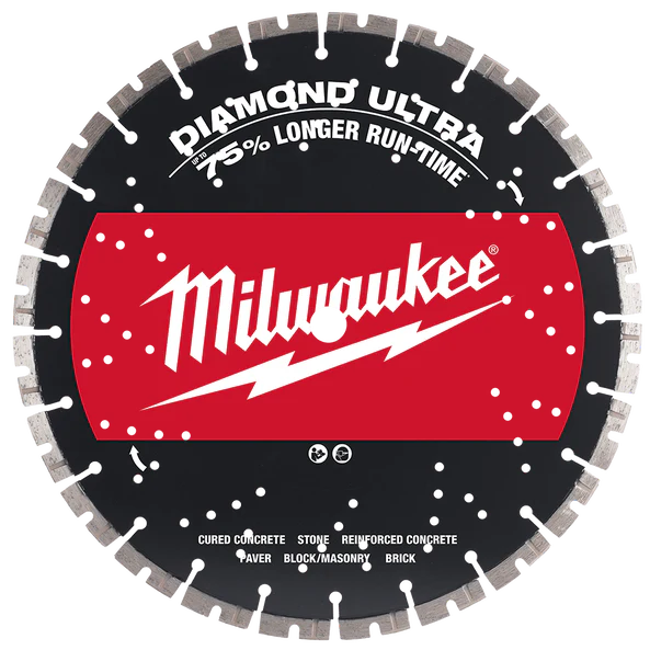 Milwaukee 350mm (14") Diamond Ultra Segmented Blade - 49937540