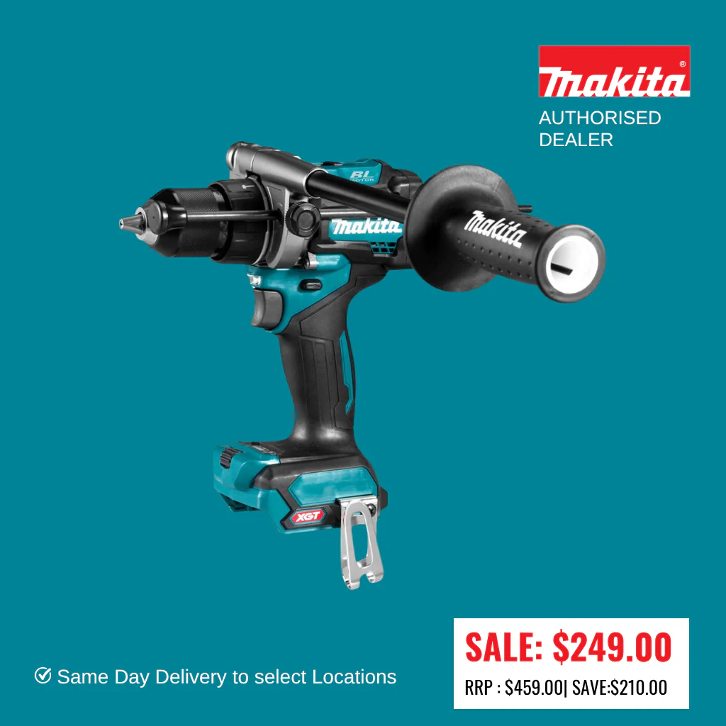 40V Max Brushless Hammer Driver Drill HP001GZ-OB (Out of Box)
