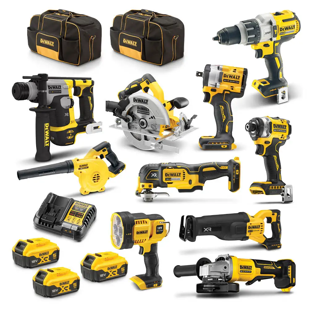 DEWALT 18V 10 Piece 3 x 5.0Ah XR Combo Kit DCZ1085P3-XE (In-store pickup only)
