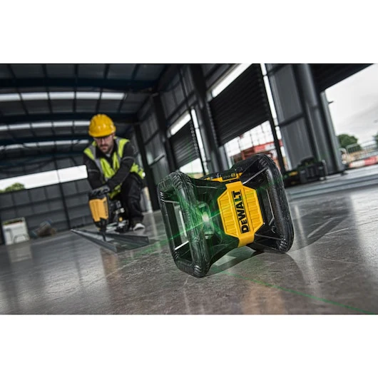 Dewalt 18V XR Rotary Laser Kit Green - DCE079D1G-XE