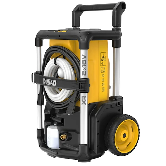 Dewalt 2 x 18V XR 1600PSI Pressure Washer - Bare Unit 

Powered by 2 x 18V XR batteries, this DEWALT pressure washer provides a completely cordless cleaning experience without compromising on power. The unit has the ability to use either m - DCMPW1600N-XE