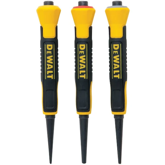 Dewalt 3Pc Nail Punch Set (0.8, 1.6, 2.4mm) - DWHT58018