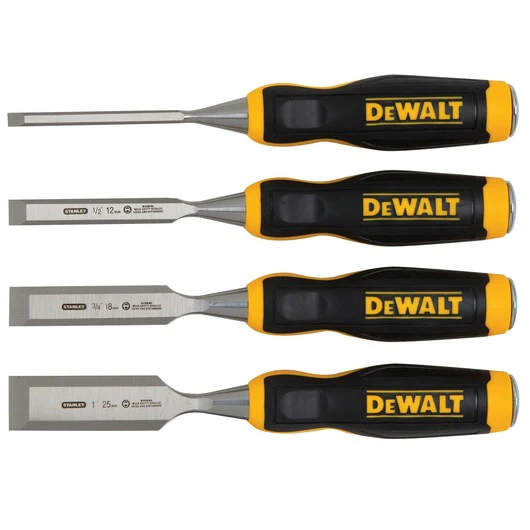 Dewalt 4Pc Chisel Set (6, 12, 18, 25mm) - DWHT16063