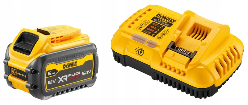 DeWALT 6.0Ah Flexvolt Battery And Charger Starter Kit DCB118T1