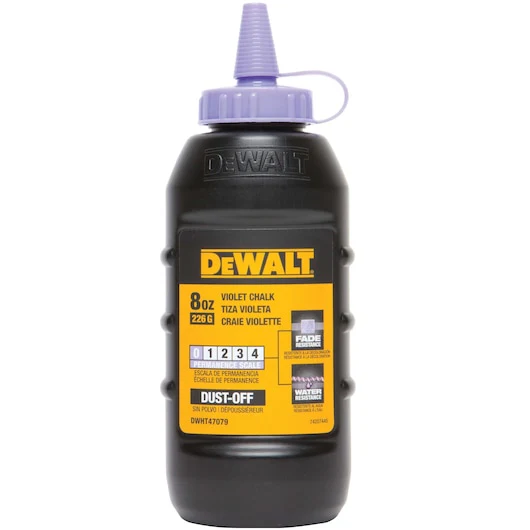 Dewalt Chalk Refill Violet 225g/8oz - DWHT47079L