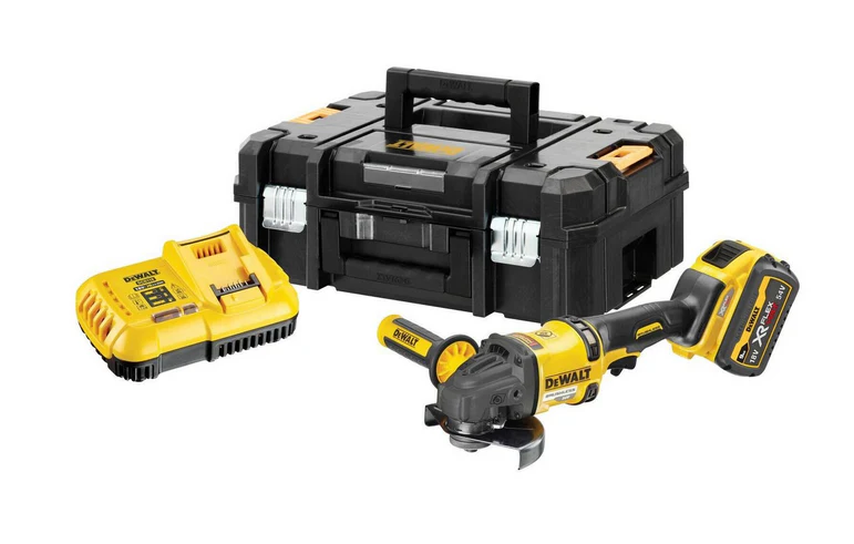 DeWalt DCG418X1-XE 54V 9.0Ah FlexVolt Cordless Brushless 125mm Angle Grinder Combo Kit