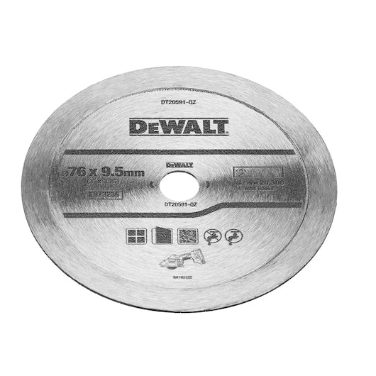 Dewalt DIAMOND WHEEL 75MM CONTINUOUS TILE BLADE - DT20591-QZ