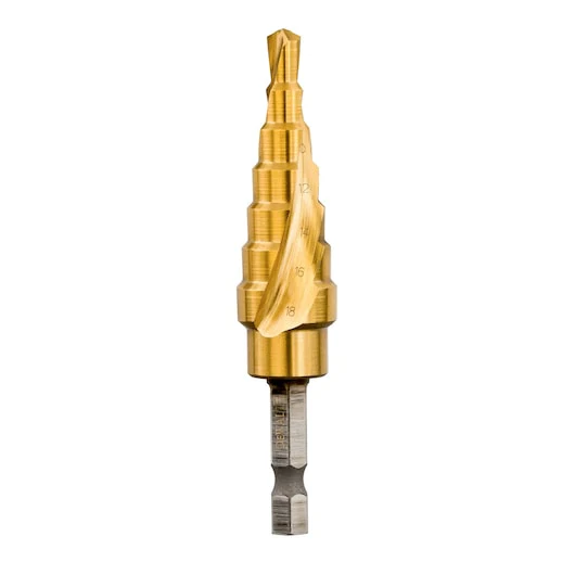 Dewalt EXTREME IMPACT STEP BITS 8-18MM 2MM STEPS - DT5027-QZ