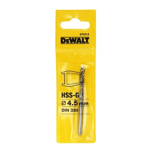 Dewalt HSS-G HIGH PERFORMANCE 118° 4.5MM - DT5212-QZ