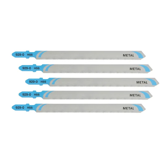 Dewalt JIGSAW BLADE 132MM 1.2TP STRAIGHT METAL 1.5-3MM T318A 5PC - DT2085-QZ
