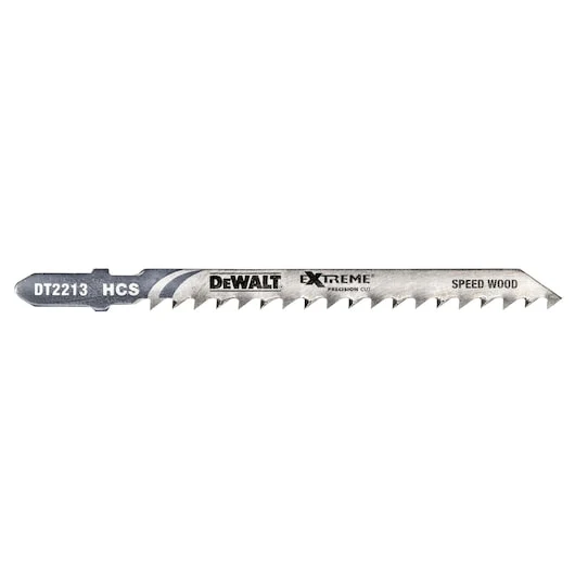 Dewalt JIGSAW BLADE EXTREME 100MM 4.2 FAST PRECISE WOOD UP TO 60MM T144D 5PC - DT2213-QZ