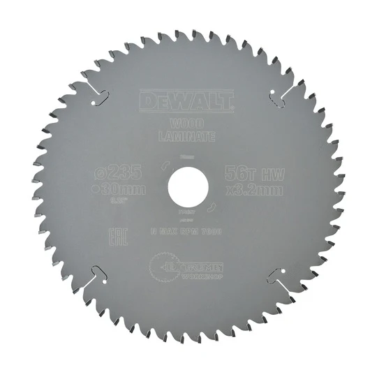 Dewalt SAW BLADE EXTREME WORKSHOP TCG 235MM X 56T (16/25/30MM) - DT4097-QZ