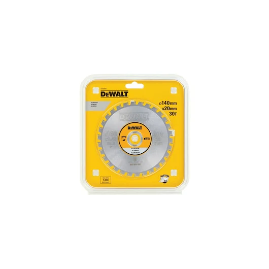 Dewalt SAW BLADE METAL CUTTING ALUMINIUM 140MM 30T (20MM) - DT1910-QZ