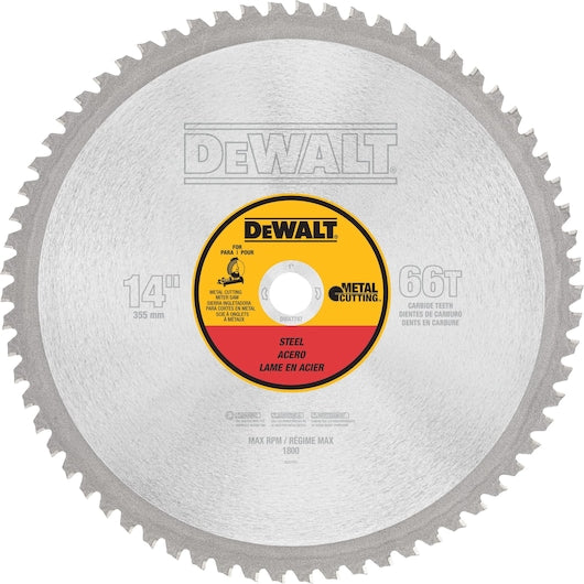 Dewalt SAW BLADE METAL CUTTING COLD CUT FERROUS METAL 355MM X 60T (25.4MM) - DWA7747