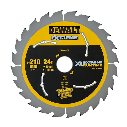 Dewalt SAW BLADE XR EXTREME RUNTIME 210MM X 24T (30MM) - DT99565-QZ