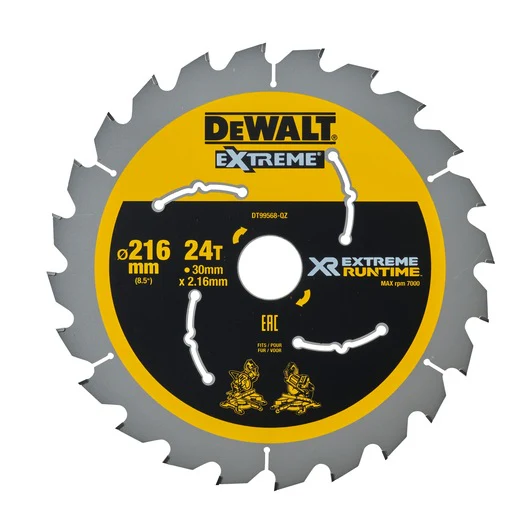 Dewalt SAW BLADE XR EXTREME RUNTIME 216MM X 24T (30MM) - DT99568-QZ