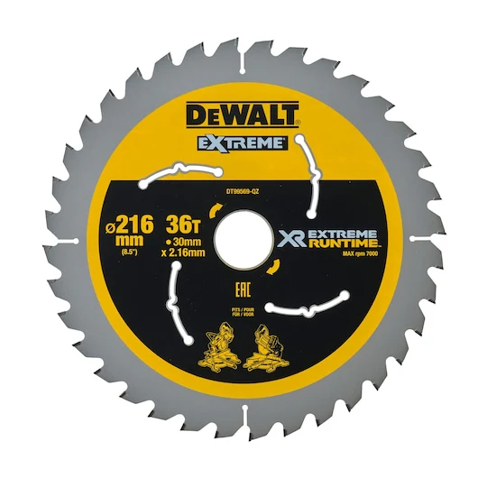 Dewalt SAW BLADE XR EXTREME RUNTIME 216MM X 36T (30MM) - DT99569-QZ