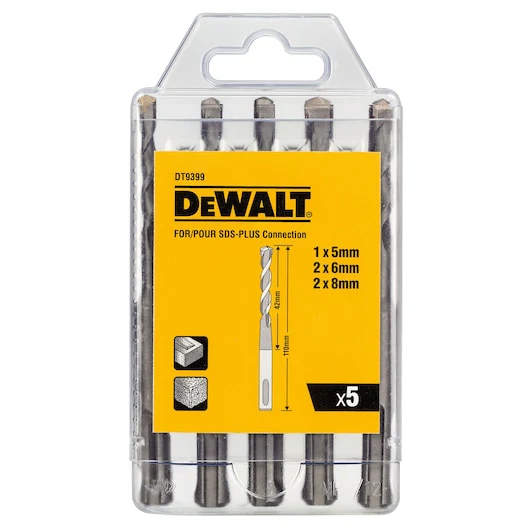 Dewalt SDS PLUS EXTREME 2 CUTTER 5 PC SET - DT9399-QZ