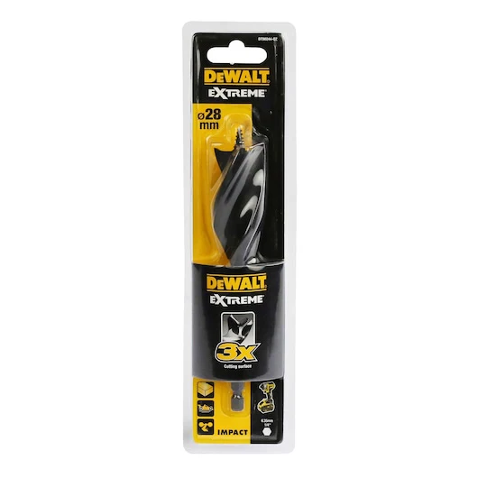 Dewalt SPADE BIT TRI FLUTE EXTREME 28 X 152MM - DT90244-QZ