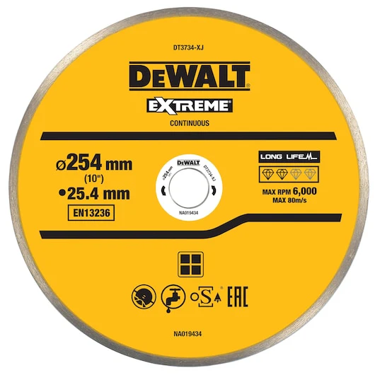 Dewalt TILE CUTING BLADE - STONE/CONCRETE (COMING SOON) - DT3734-XJ