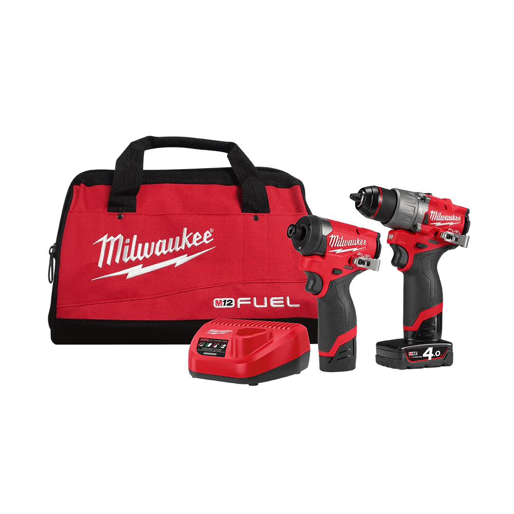 Milwaukee M12 FUEL 2 PIECE POWER PACK 2A2 KIT - M12FPP2A2422B (FREE 5ah Battery Via Redemption) - Image 2