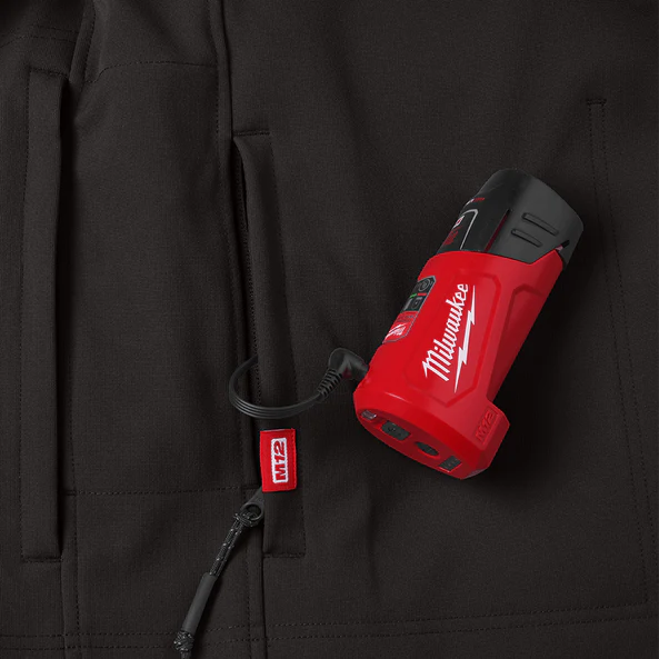 Milwaukee M12™ Heated TOUGHSHELL™ Jacket Black M12THJBLACK0 (XXL ONLY) - Image 6