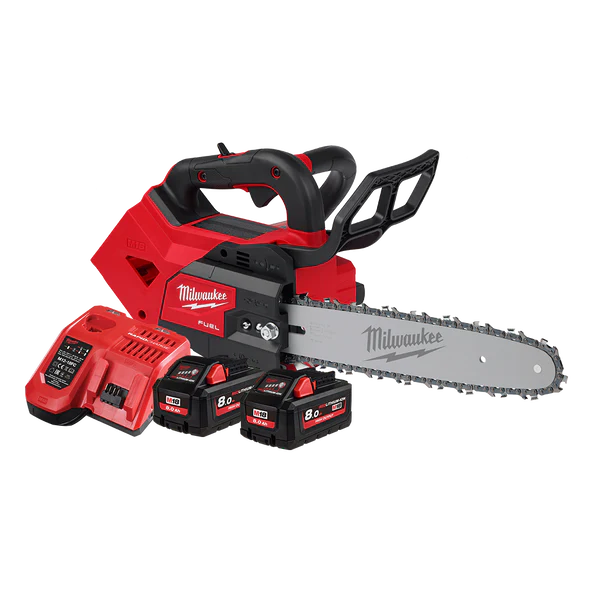 Milwaukee M18 FUEL™ 12" (305 mm) Top Handle Chainsaw Kit (2x 8.0Ah) - M18FTCHS12802