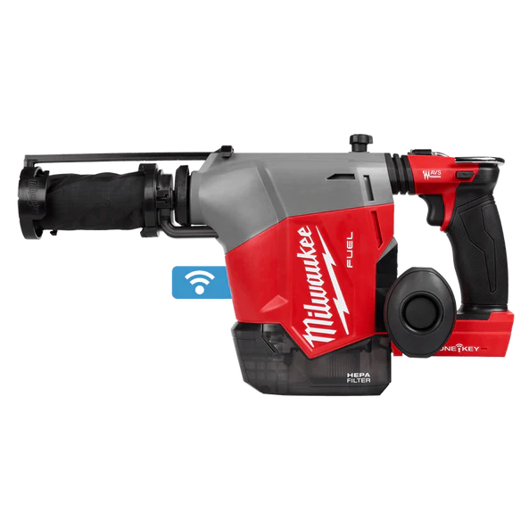 Milwaukee M18 FUEL™ 16mm Overhead SDS Plus Rotary Hammer with Integrated Dust Extractor and ONE-KEY™ (Tool Only) - M18FHAFOH160