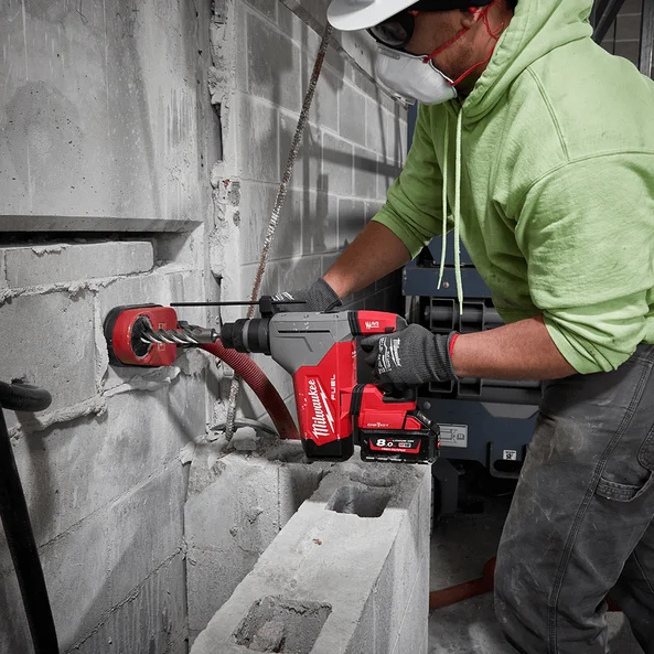 Milwaukee M18 FUEL™ 28mm SDS Plus Rotary Hammer with ONE-KEY™ (Tool Only) - M18FHP-0 - Image 5