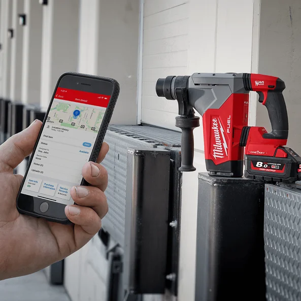 Milwaukee M18 FUEL™ 28mm SDS Plus Rotary Hammer with ONE-KEY™ (Tool Only) - M18FHP-0 - Image 8