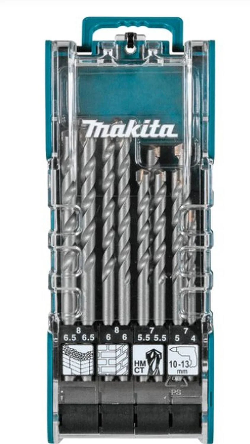 Makita 12 Piece Masonry Percussion TCT Drill Bit Set D-73483 - Image 2