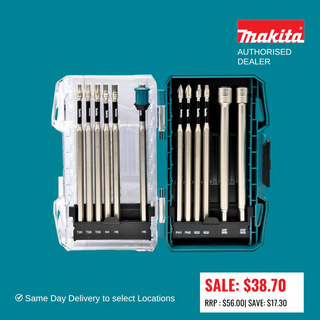 Makita 13pc impact bit set XPS 150mm long E-25074