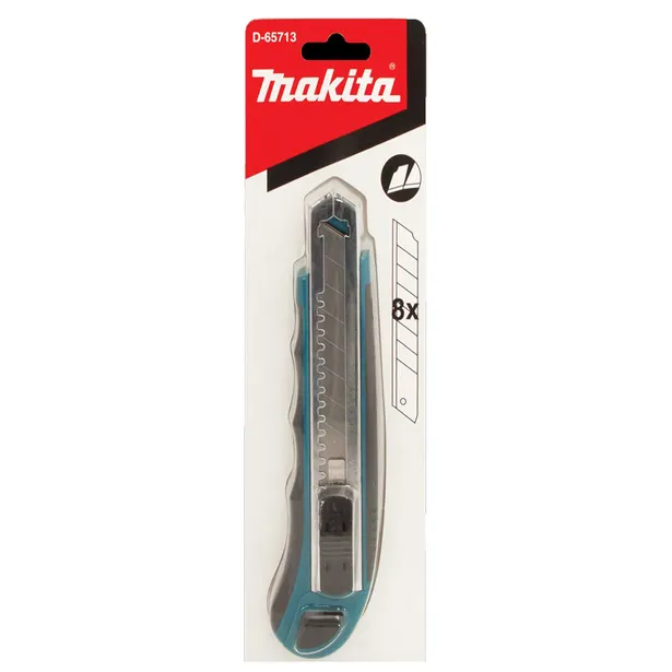 Makita 18mm snap-off knife including 8 blades D-65713 - Image 2