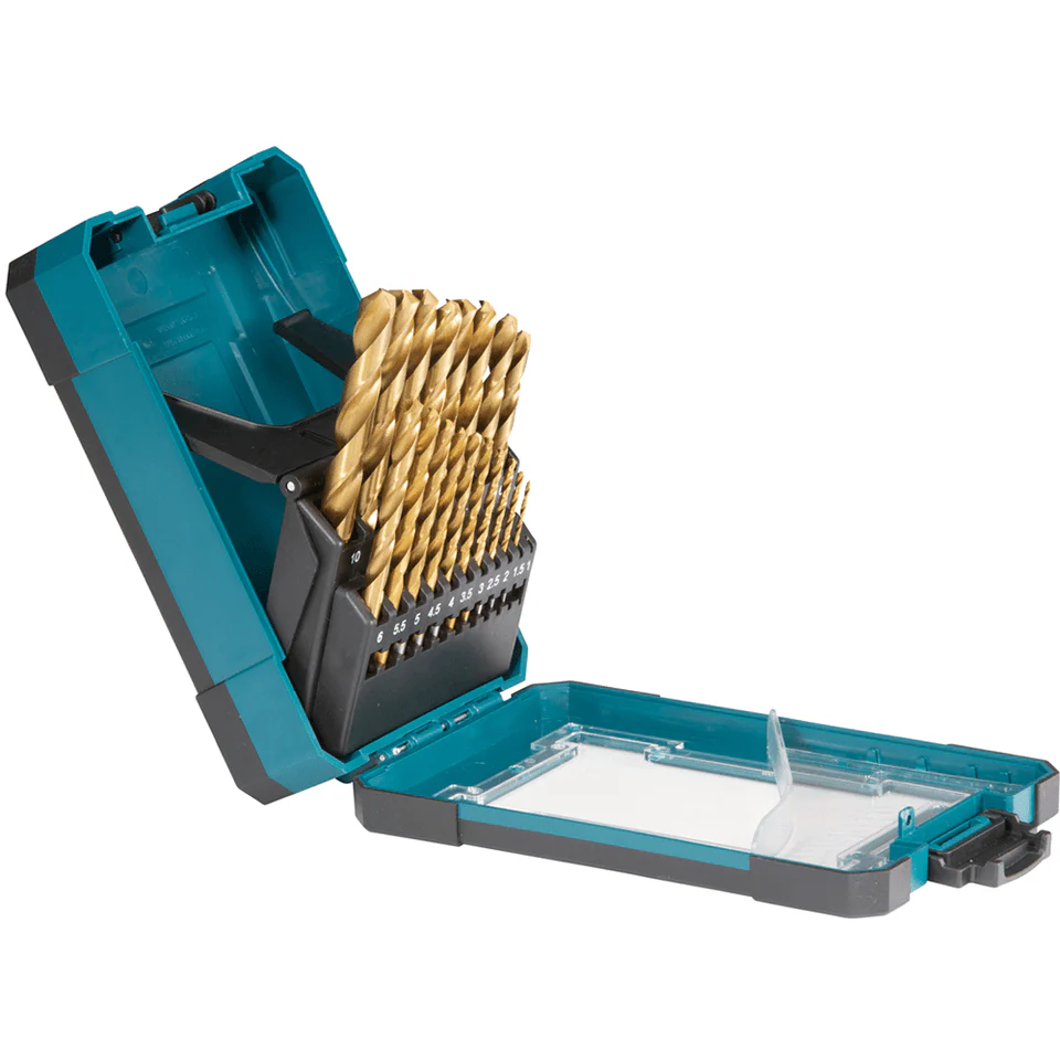 Makita 19 Piece Assorted Economy HSS-TiN 1-10mm Drill Bits Set -D-72229 HALF PRICE - Image 2