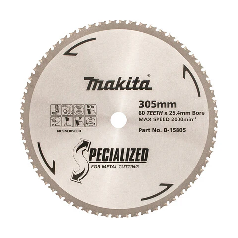 Makita 305mm 60T Metal Cut Blade #B-15805