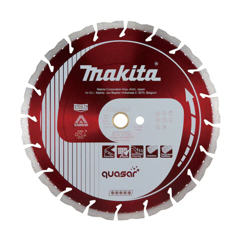 Makita 400mm x 25.4/20mm - 3DDG DIAMOND BLADE SEGMENTED - QUASAR B-15883