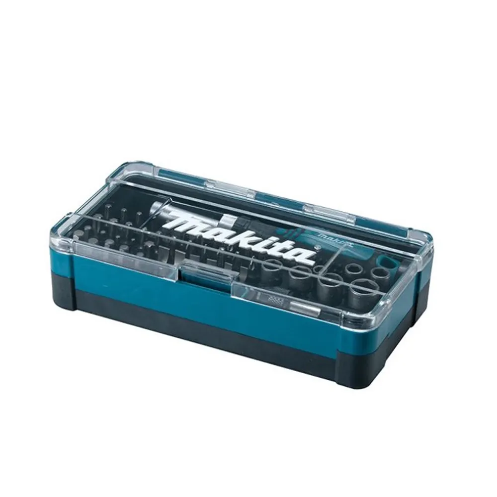 MAKITA 47 pce Sockets & Ratchets Screwdriver Bit Set B-46224 - Image 2