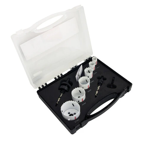 Makita Bi-METAL PLUMBER HOLESAW SET 19-57mm - 9pc D-47117