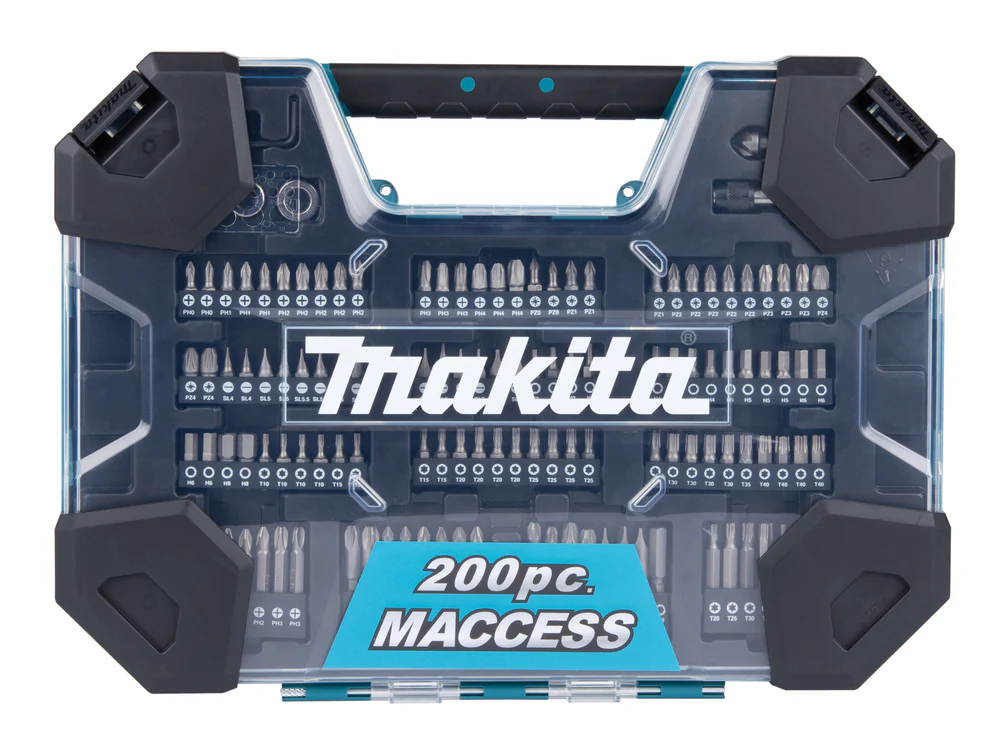 Makita Drill Bit and Tool Set 200-piece E-22610 - Image 2