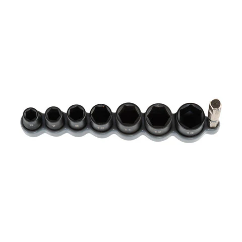 Makita IMPACT XPS 1/4 METRIC SOCKET SET - 8pc E-19015
