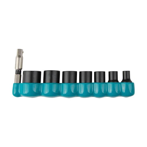 Makita IMPACT XPS 1/4 SAE IMPERIAL SOCKET SET - 8pc E-10419