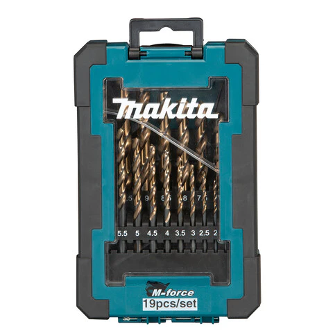 Makita M-FORCE HSS DRILL BIT SET - 1-10mm METRIC -19pc D-67583