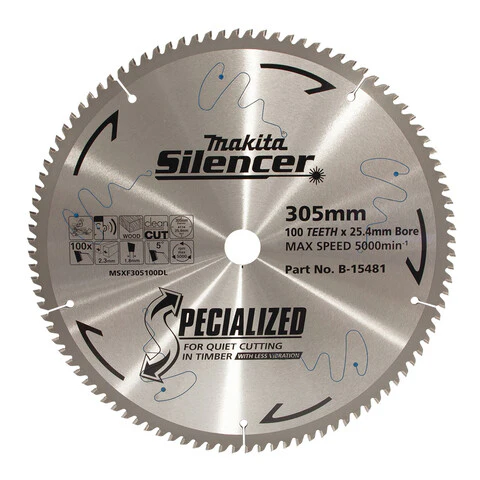 Makita Silencer Saw Blade 305mm x 60T #B-15481