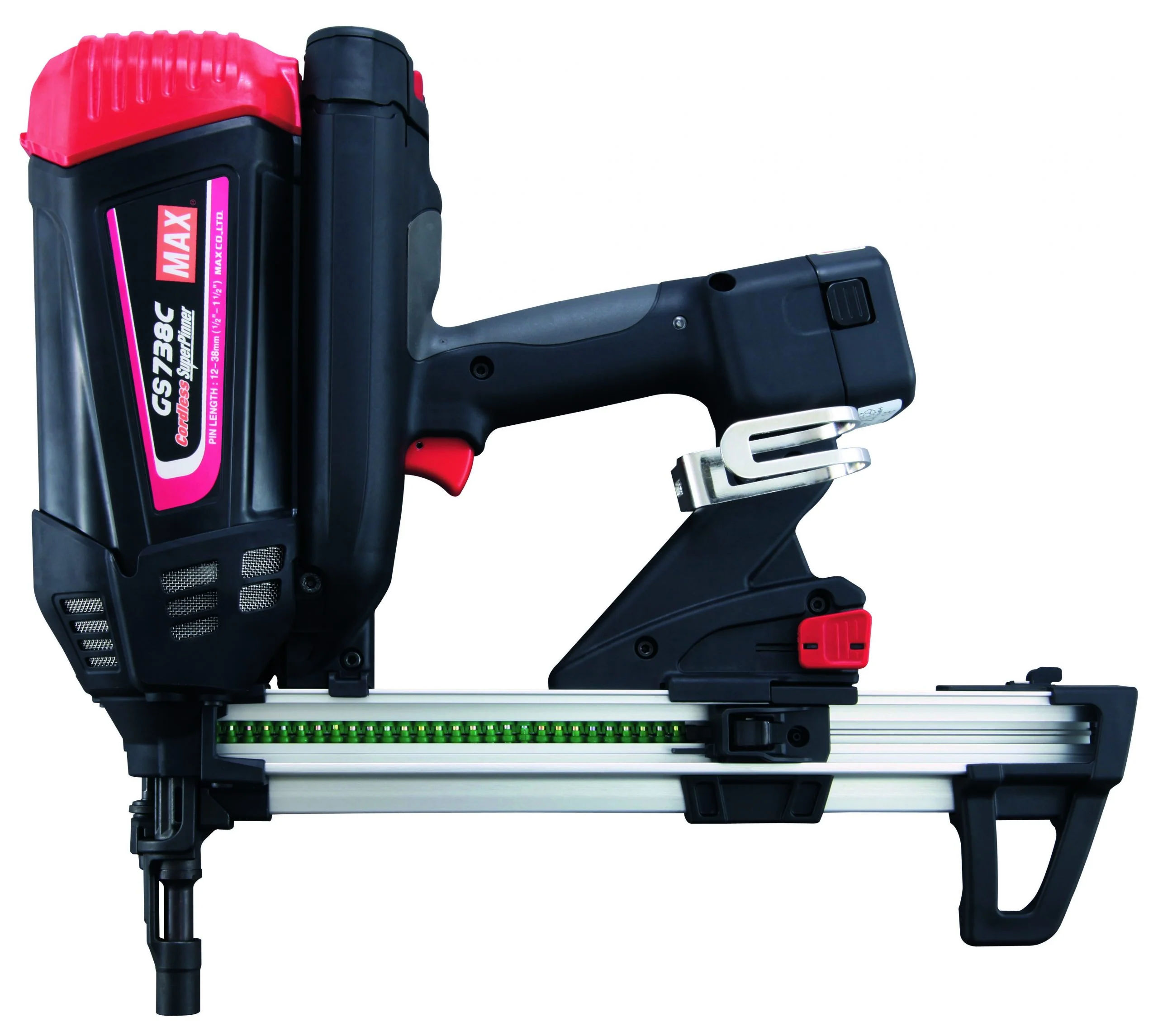 MAX GS738CLT Cordless Gas Concrete Nailer LONG TRACK – MADE IN JAPAN
